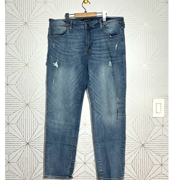 Aeropostale Men's Slim Fit Distressed Jeans 38/32 Stretch $60 - Picture 9 of 9